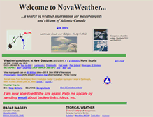 Tablet Screenshot of novaweather.net